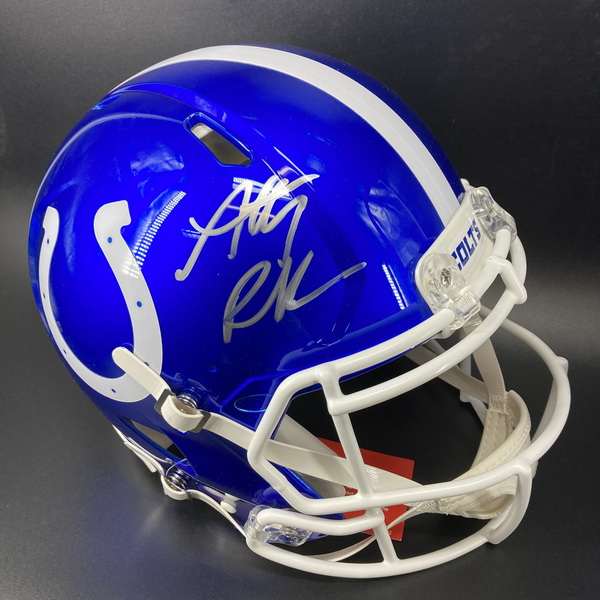 NFL - Colts Anthony Richardson signed Flash Authentic Speed Helmet