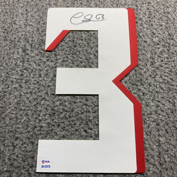 NFL - Falcons Chris Lindstrom Signed Jersey Number