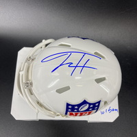 NFL - Cowboys Jalen Tolbert Signed NFL Shield Mini Helmet