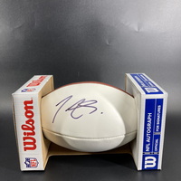 NFL - Vikings Trent Sherfield Signed Panel Ball