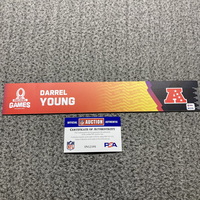NFL - Steelers Coach Darrel Young 2024 Pro Bowl Games Nameplate 1 of 1
