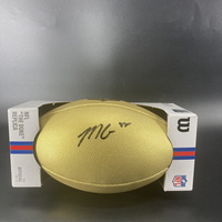 NFL - Browns Mason Graham Signed Gold Composite Football
