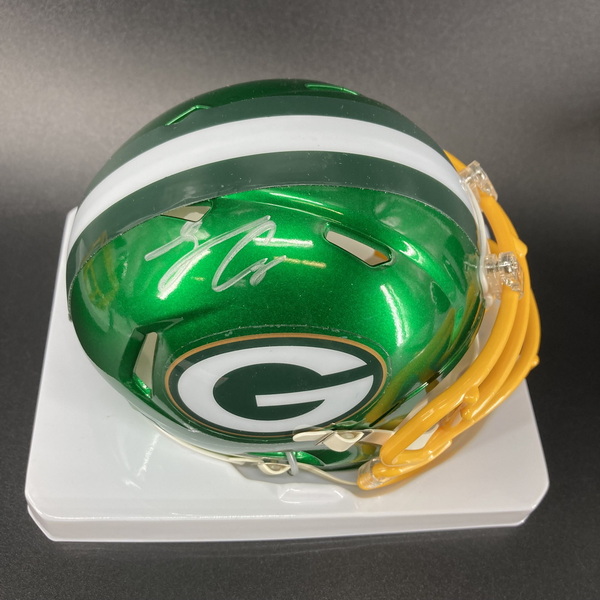 NFL - Packers Sean Clifford Signed mini helmet