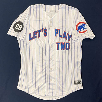 MYRTLE BEACH PELICANS LET'S PLAY TWO JERSEY #5 SIZE 46