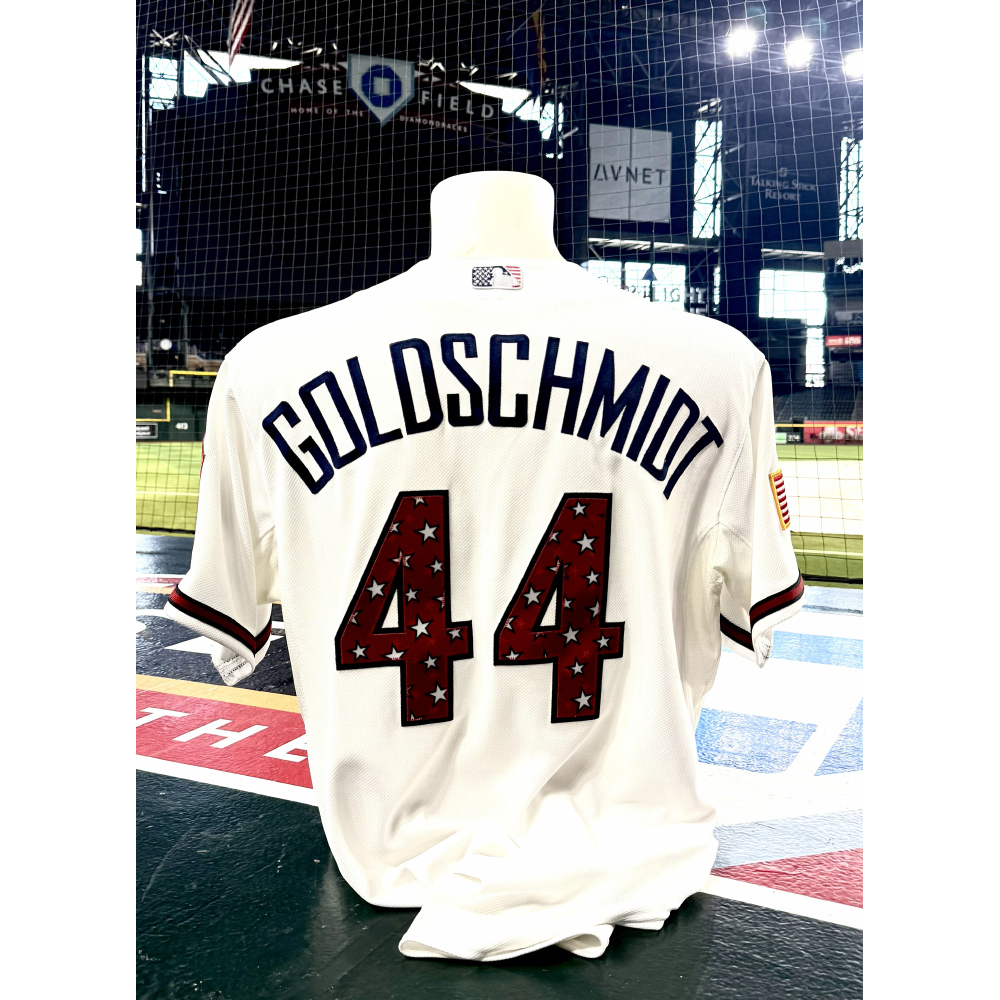 2024 Team Issued Jersey - Paul Goldschmidt #44 - Home White 4th of