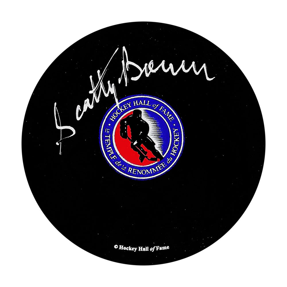 Scotty Bowman Autographed Hockey Hall of Fame Puck