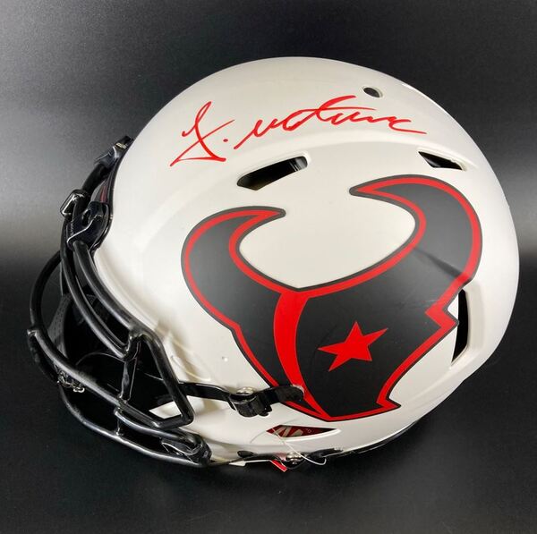 NFL - Texans John Metchie signed Lunar Eclipse Proline Helmet
