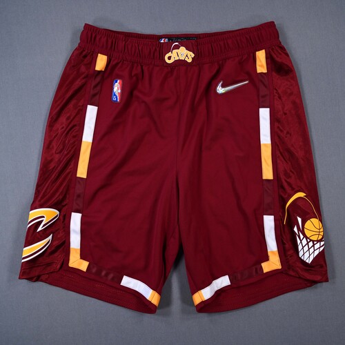 Image of Cedi Osman - Cleveland Cavaliers - Game-Issued City Edition Shorts - 2021-22 NBA Season