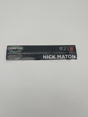 Photo of 2024 Locker Tag Nick Maton #2