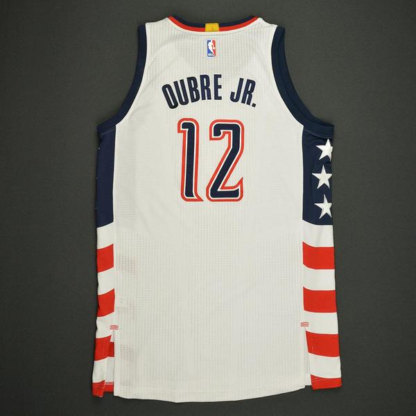 Kelly Oubre Jr - Washington Wizards -White Playoffs Game ...