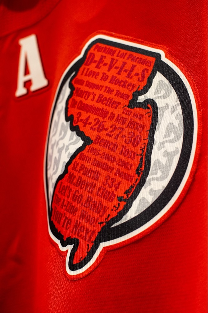 Dawson Mercer 91 Autographed 202223 Fan Appreciation WarmUp Jersey