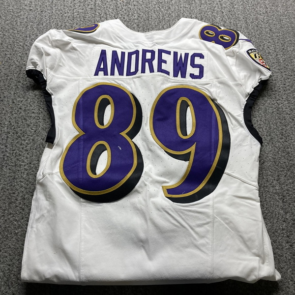 London Games - Ravens Mark Andrews Game Worn Jersey (10/15/23) Size 42