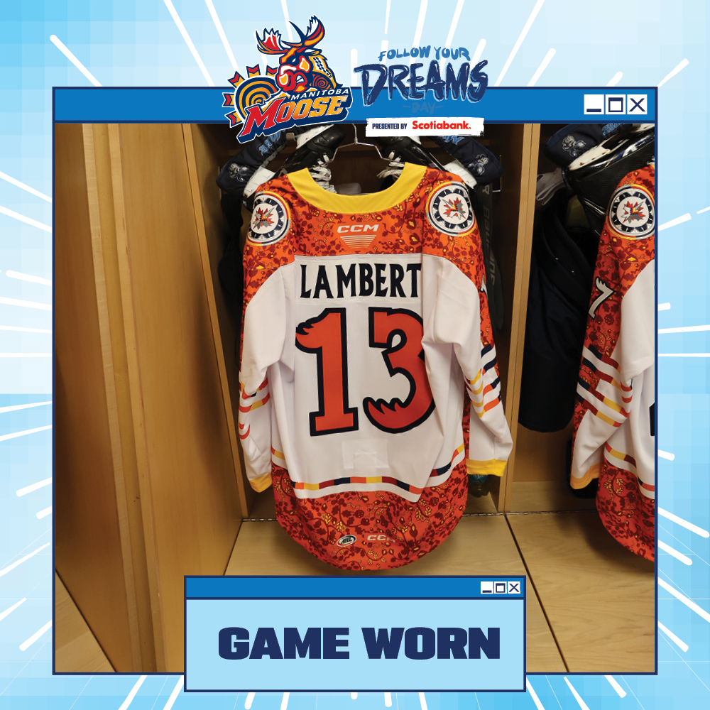 BRAD LAMBERT Game Worn Follow Your Dreams Jersey