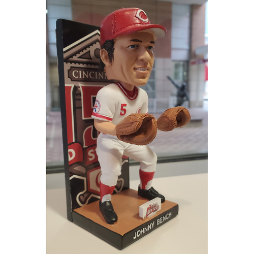 Photo of Johnny Bench Autographed Bobble One of One *2 gloves"