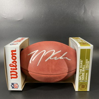 NFL - Lions TJ Hockenson Signed Authentic Football With 2019 Draft Logo