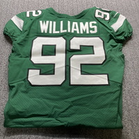 NFL - Jets Leonard Williams Game Worn Jersey 2019 Season Size 40