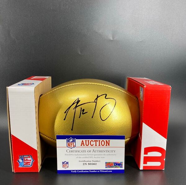 NFL Honors - Packers Aaron Rodgers Signed Gold NFL Honors Football
