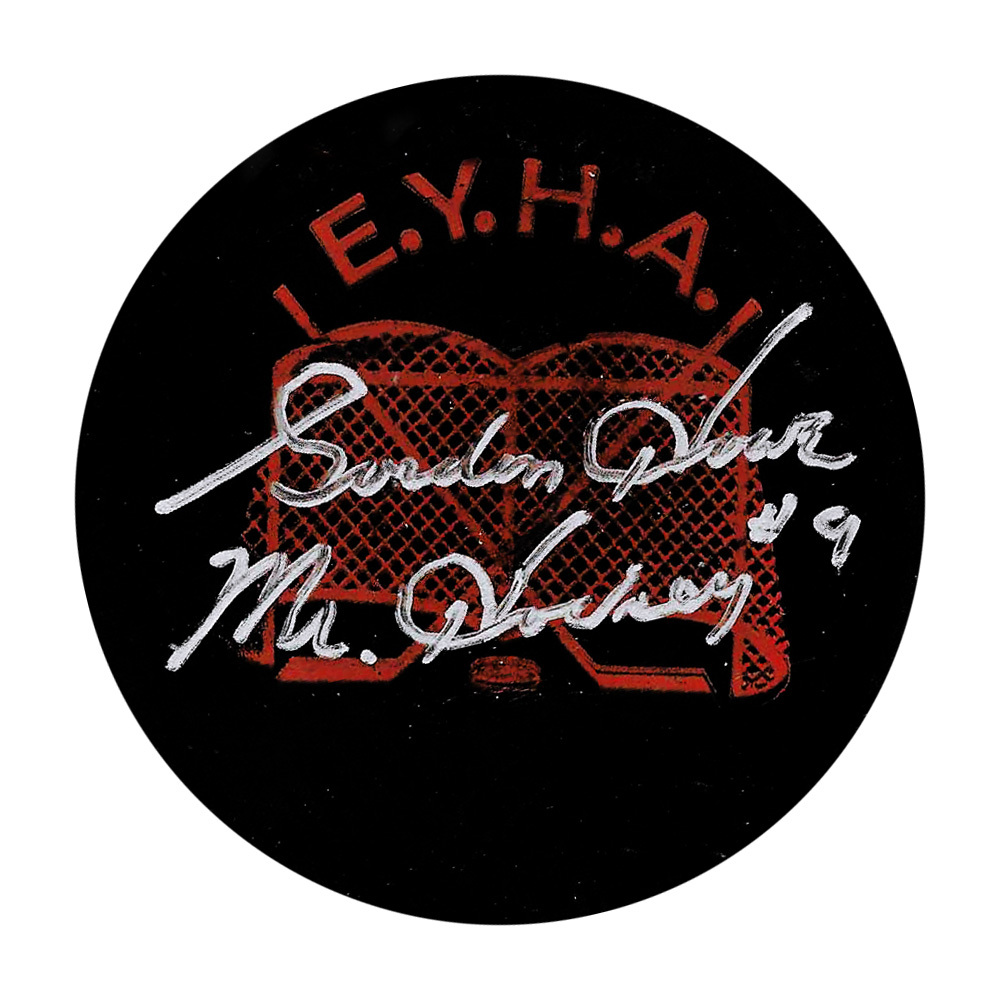 Gordie Howe Autographed Canadian Confederation Anniversary Puck