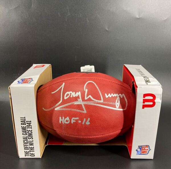 HOF - Colts Tony Dungy Signed Authentic Football