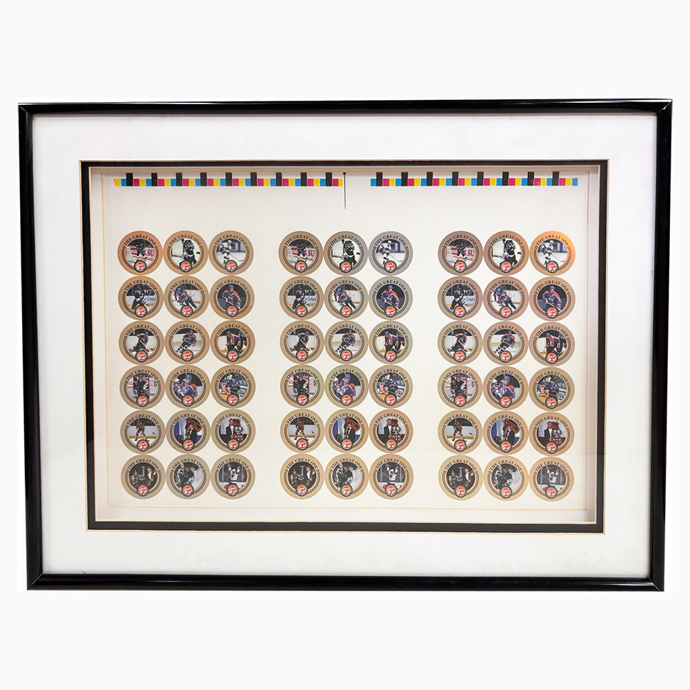 1994 Coca-Cola Framed The Great One Uncut Pog Sheets
