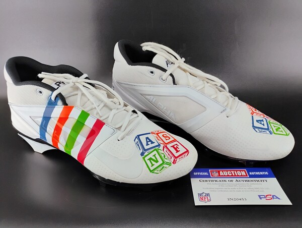 MCMC - Lions DJ Reader Custom Cleats (2025 Season) Size 15 - Proceeds Be...