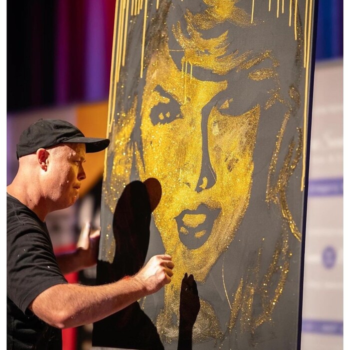 Photo of Taylor Swift 2026 Mixed Media Original by Brad Blaze