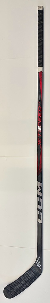 #46 Louis Crevier Game Used Stick - Autographed - Chicago Blackhawks