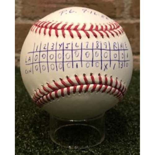 Photo of Tom Browning Perfect Game Ball