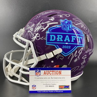 NFL - Draft 2022 Multi Signed Helmet Signed by more than 30 players incl...