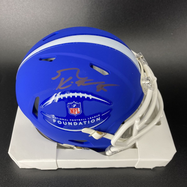 NFL - 49ers George Kittle Signed NFL Foundation Mini Helmet