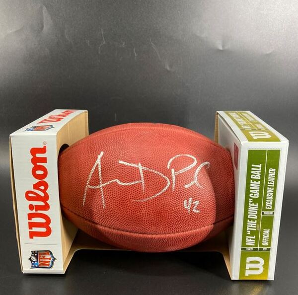 NFL - Vikings Andrew DePaola Signed Authentic Football