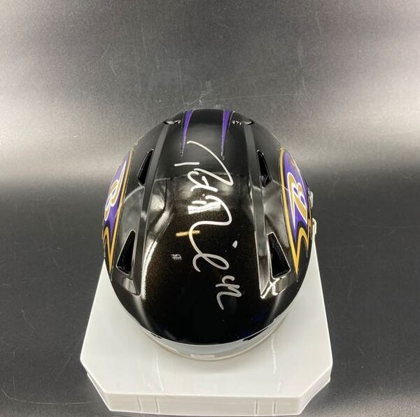NFL - Ravens Patrick Ricard Signed Mid Size Helmet
