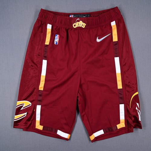 Image of Collin Sexton - Cleveland Cavaliers - Game-Issued City Edition Shorts - 2021-22 NBA Season