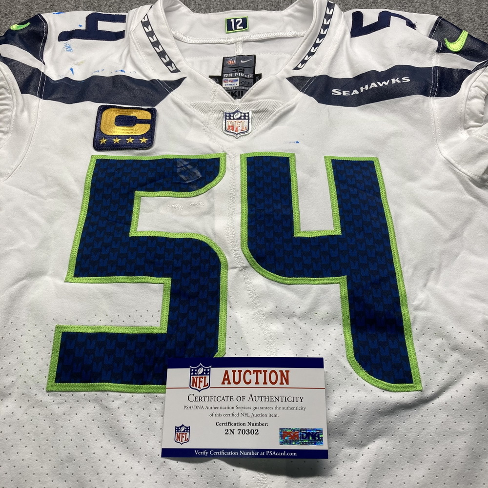 NFL Auction STS Seahawks Jordyn Brooks Game Used Jersey (11/15/20