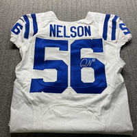 STS - Colts Quentin Nelson Signed Game Worn Jersey (11/06/22) With Capta...