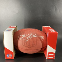 NFL - Colts DeForest Buckner Signed Authentic Football with Pro Bowl Logo