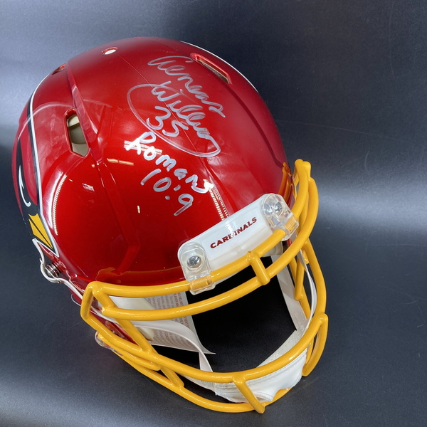 HOF - Cardinals Aeneas Williams Signed Authentic Flash Speed Helmet