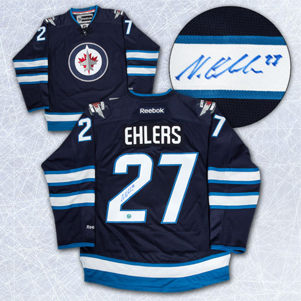 Nikolaj Ehlers Winnipeg Jets Autographed Reebok Premier Hockey Jersey