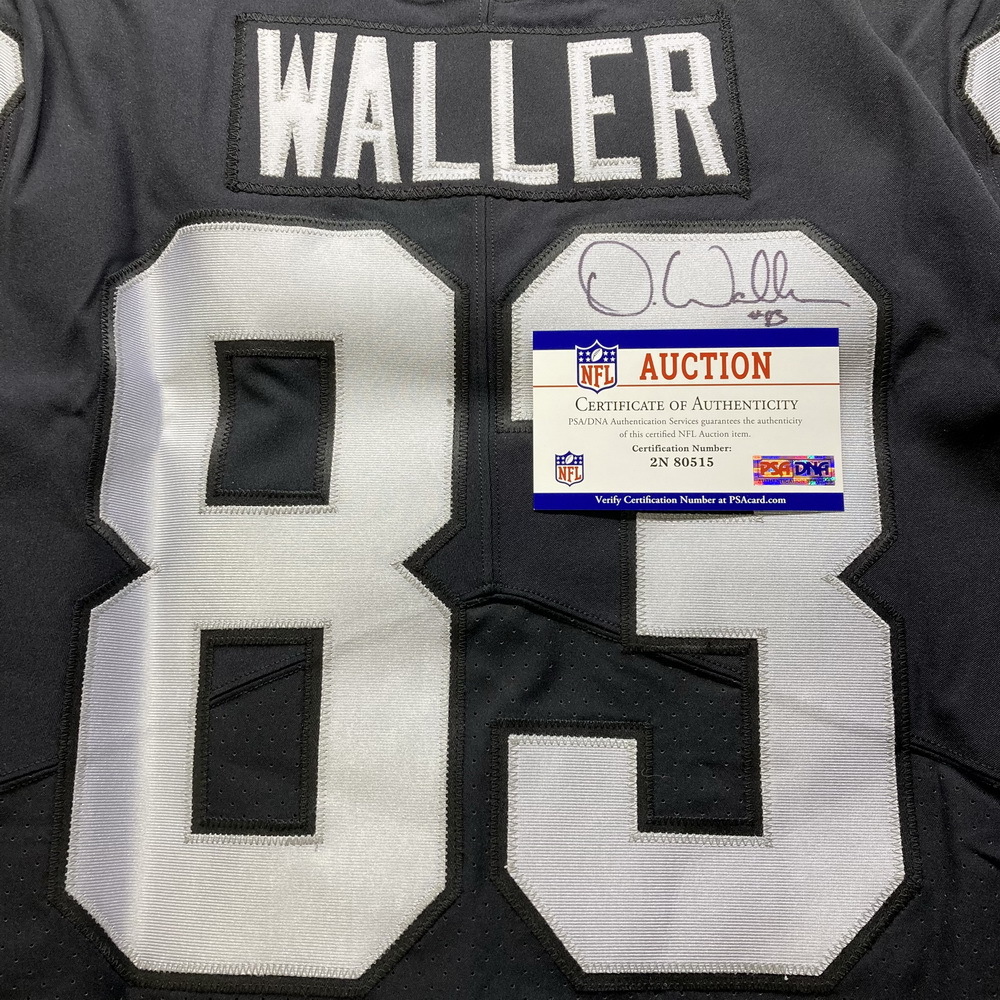 NFL Raiders Darren Waller Signed Authentic Jersey Size 46 The