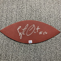 NFL - Chargers Shawne Merriman Signed Authentic Panel (Signed "Ligh...