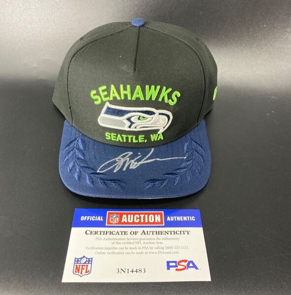 NFL - Seahawks Jalen Milroe Signed Hat