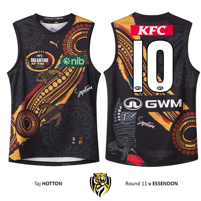 Photo of Taj Hotton #10 Richmond 2026 Dreamtime Guernsey