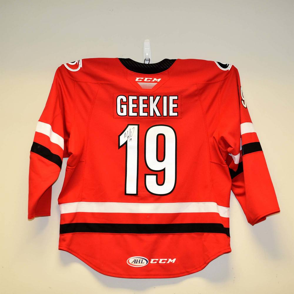 AHL Authentic Charlotte Checkers 2019 Calder Cup Finals Game 1 Jersey
