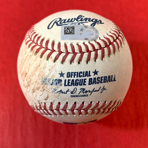 Game-Used Baseball - Shohei Ohtani Strikes Out David Peralta Swinging with 87 MPH Splitter - Angels @ D-backs 6/11/2021