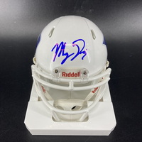 Shriners - Duke Manny Diaz Signed Mini Helmet