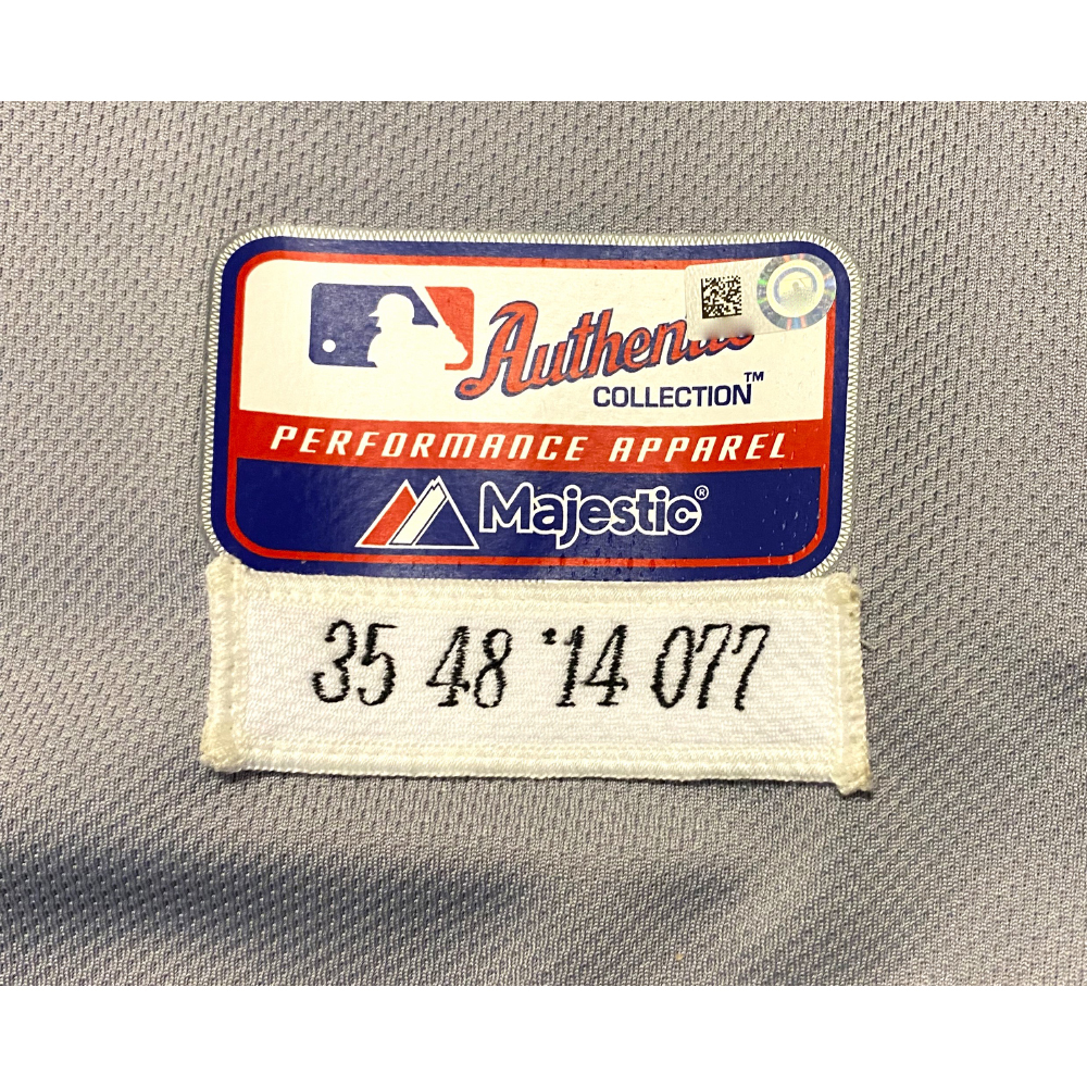 Justin Verlander #35 Team-Issued Detroit Tigers Road Jersey (MLB ...