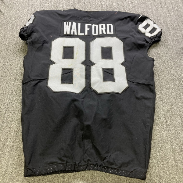 NFL - Raiders Quald Wafford Game Used International Series Jersey (11/19...