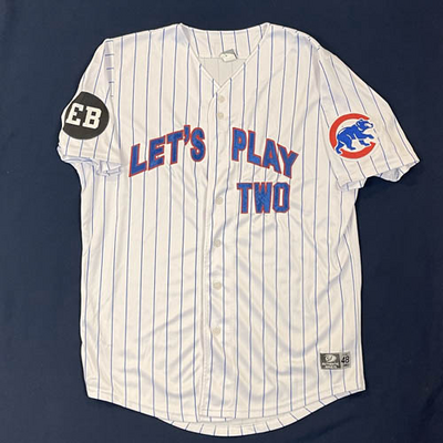 MYRTLE BEACH PELICANS LET'S PLAY TWO JERSEY #9 SIZE 48