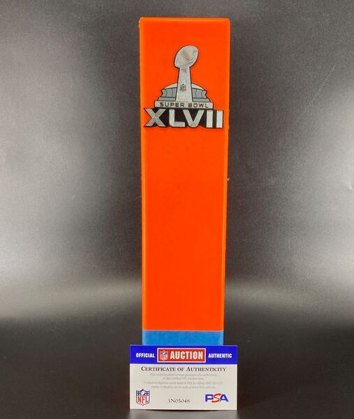 NFL - Super Bowl XLVII Game Used Pylon