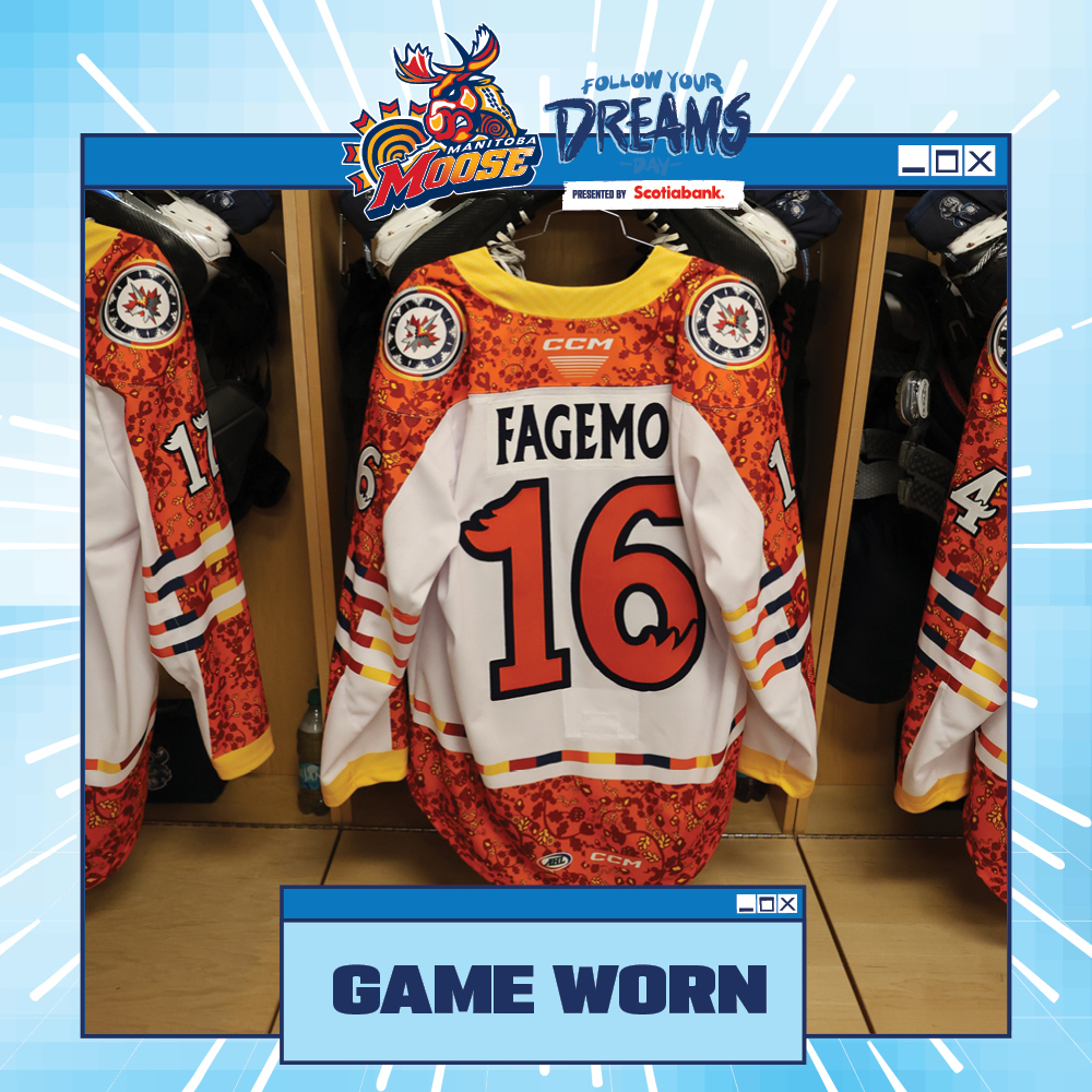 SAMUEL FAGEMO Game Worn Follow Your Dreams Jersey
